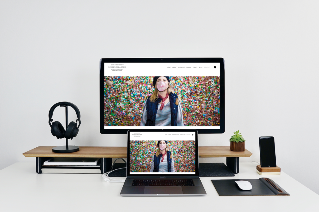 A website for motivational speakers created by Axess Web Design