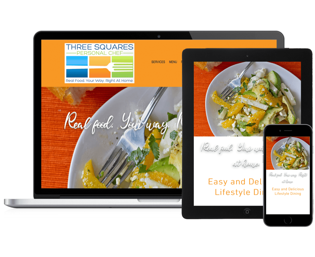 Axess Web Design portfolio site displayed across desktop and mobile devices in Coeur d'Alene